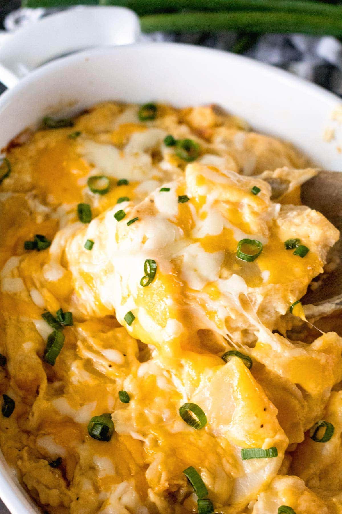 Recipe for Scalloped Potatoes with Cheese – Like Mother, Like Daughter