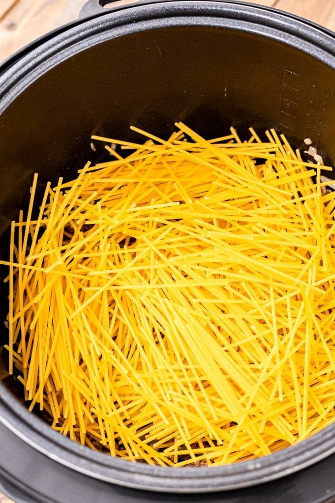 Broken spaghetti noodles in Instant Pot