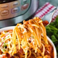 Pressure Cooker Spaghetti Recipe
