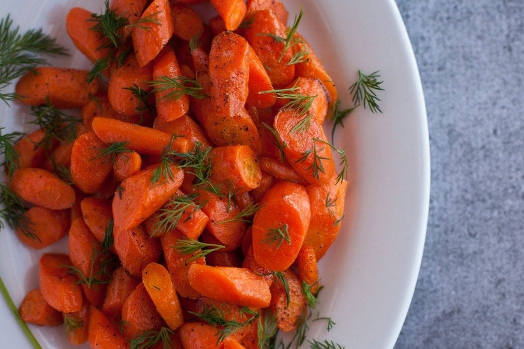 Roasted Carrots with Dill ~ Easy Dill Carrots Recipe is the Perfect Side Dish for the Holidays or Weeknight Dinner! Dill carrots recipe