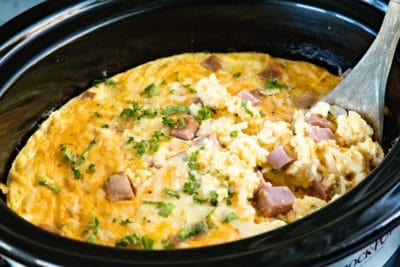 Crock Pot with Breakfast Casserole