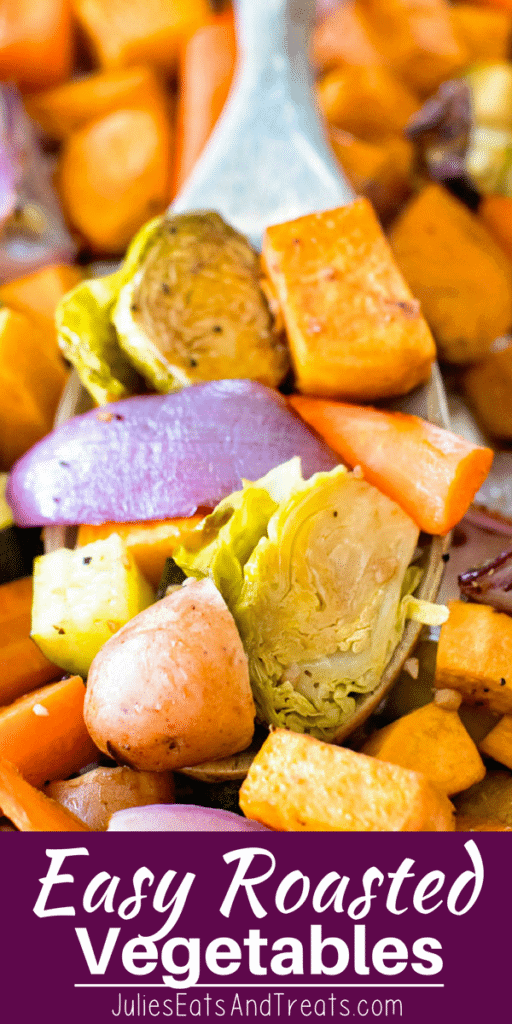 Roasted Vegetables on a spoon