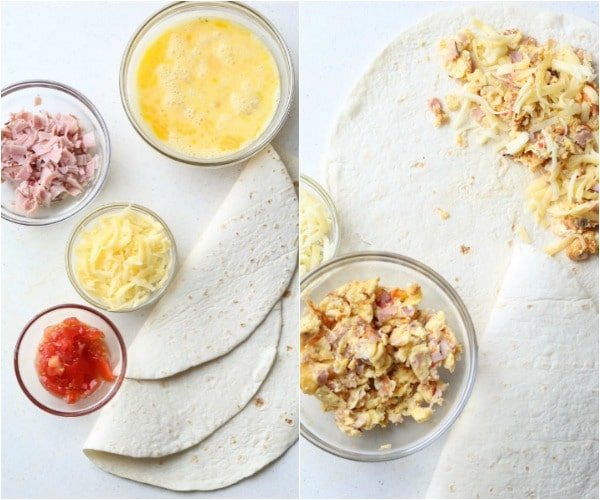 step by step images how to make quesadillas