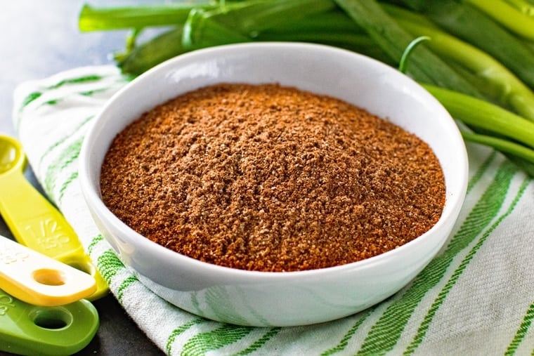 Homemade Taco Seasoning in bowl