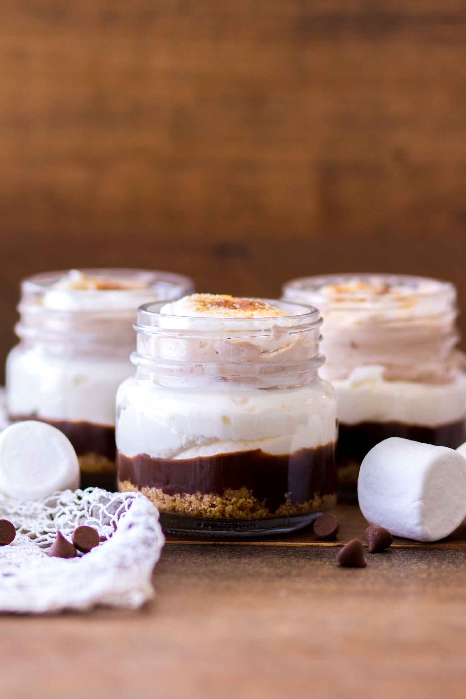 no baked desserts in jar