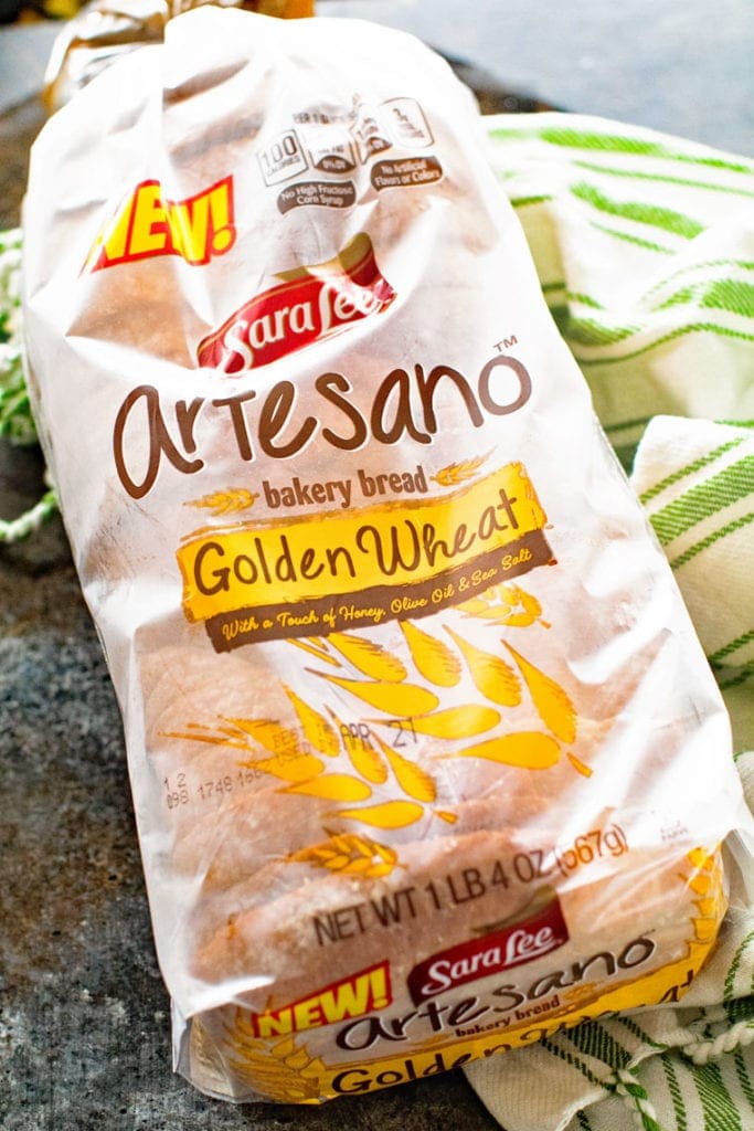 Bag of Sara Lee artesano Bread