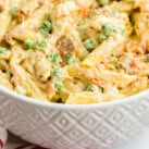 Bacon Ranch Pasta Salad square cropped image