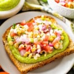 Avocado Toast with Grilled Corn Salsa