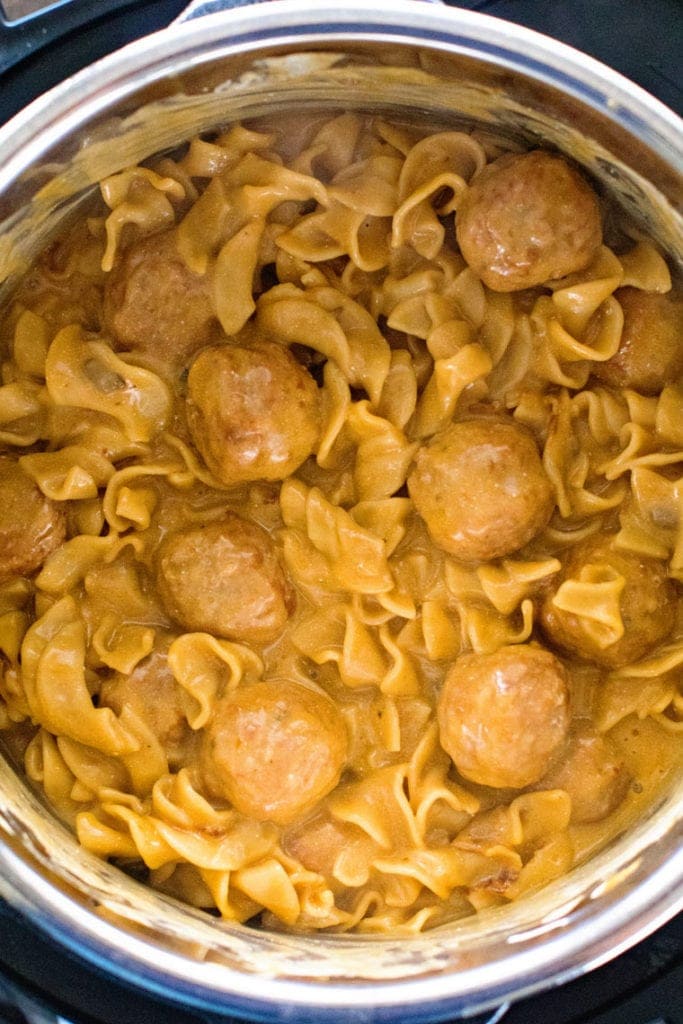 Easy Swedish Meatball Recipe in Pressure Cooker