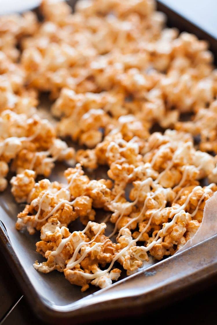 Easy Butterscotch Popcorn.