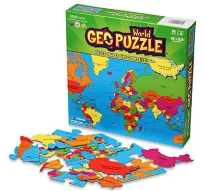 GeoPuzzle World Jigsaw Puzzle Gifts for Kids