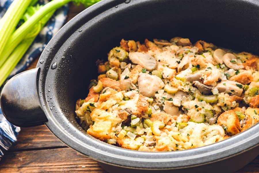 Stuffing in Crock Pot Liner