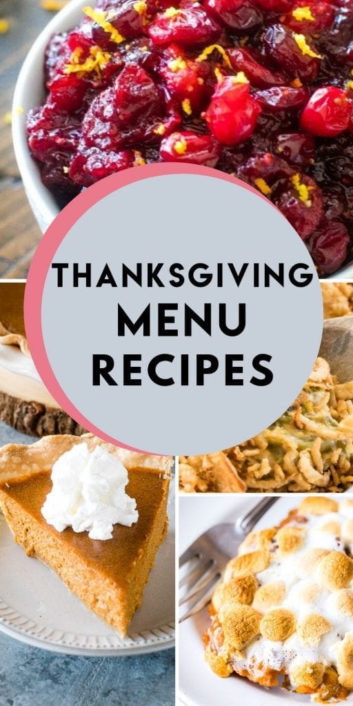 Easy Thanksgiving Menu Recipes! - Julie's Eats & Treats