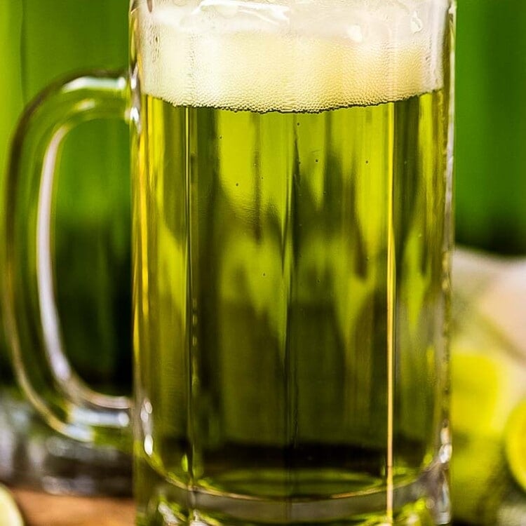 Green Beer in Mug