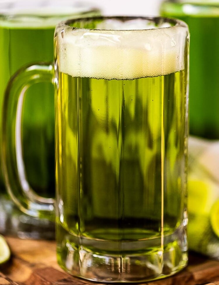 Green Beer in Mug