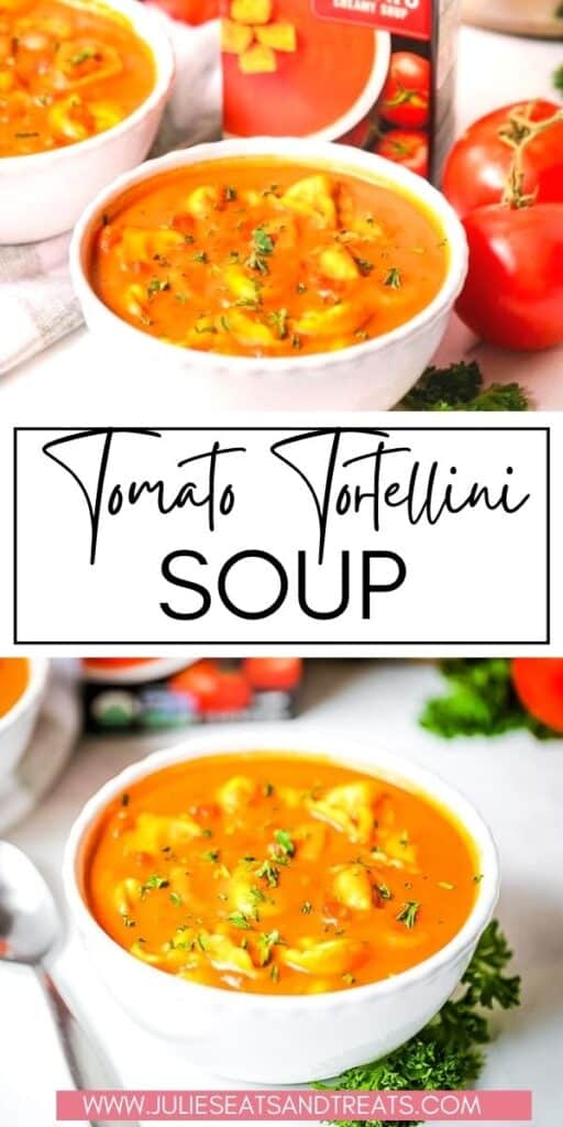 Tomato Tortellini Soup JET Pin Image