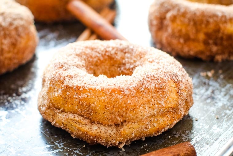 Cinnamon Sugar Air Fryer Cinnamon Sugar Doughnuts