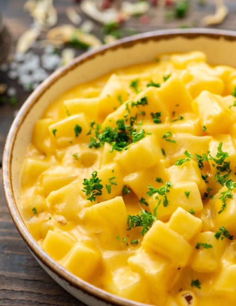 Cheesy Potatoes in bowl