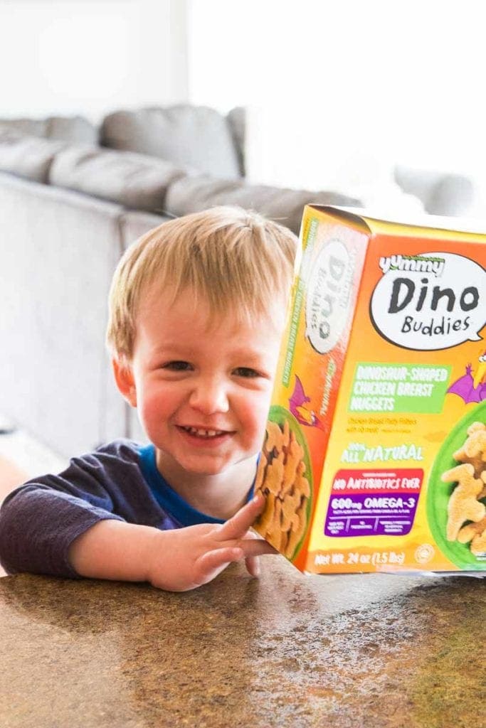 Child with Dino Buddies Box