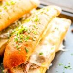 Crock Pot French Dip on sheet pan
