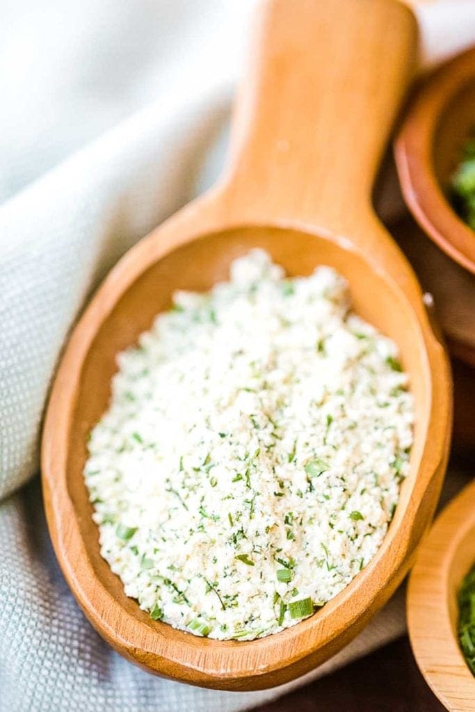 Ranch Seasoning Recipe mixed in serving dish