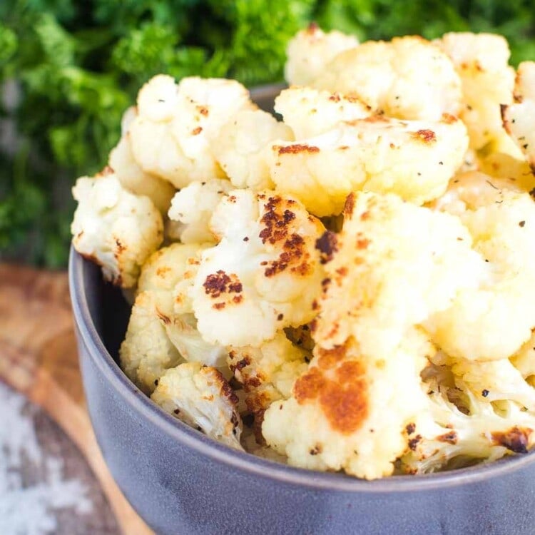 Roasted Cauliflower in bowl