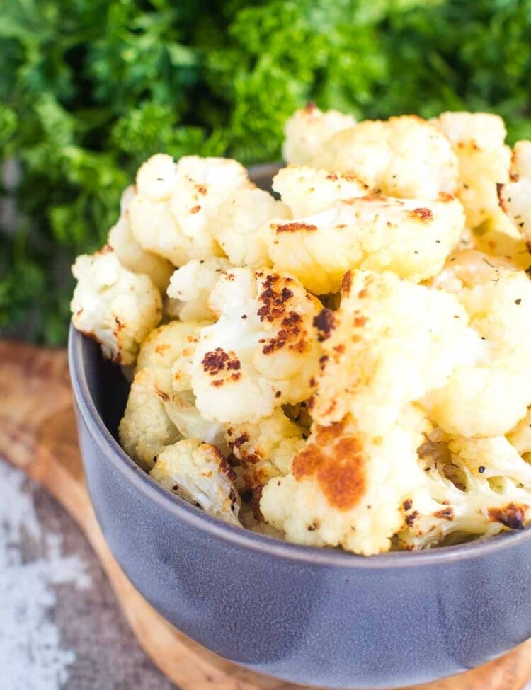 Roasted Cauliflower in bowl