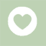 Heart icon in green
