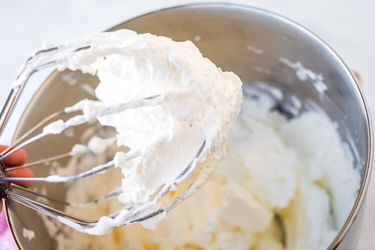Whipped Cream Stage 2 on beater