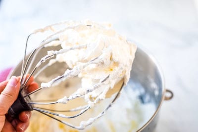 Whipped Cream Stage 3 on beater