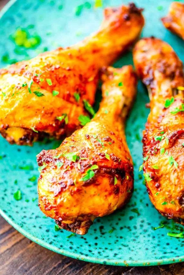 Crispy Air Fryer Chicken Legs - Julie's Eats & Treats