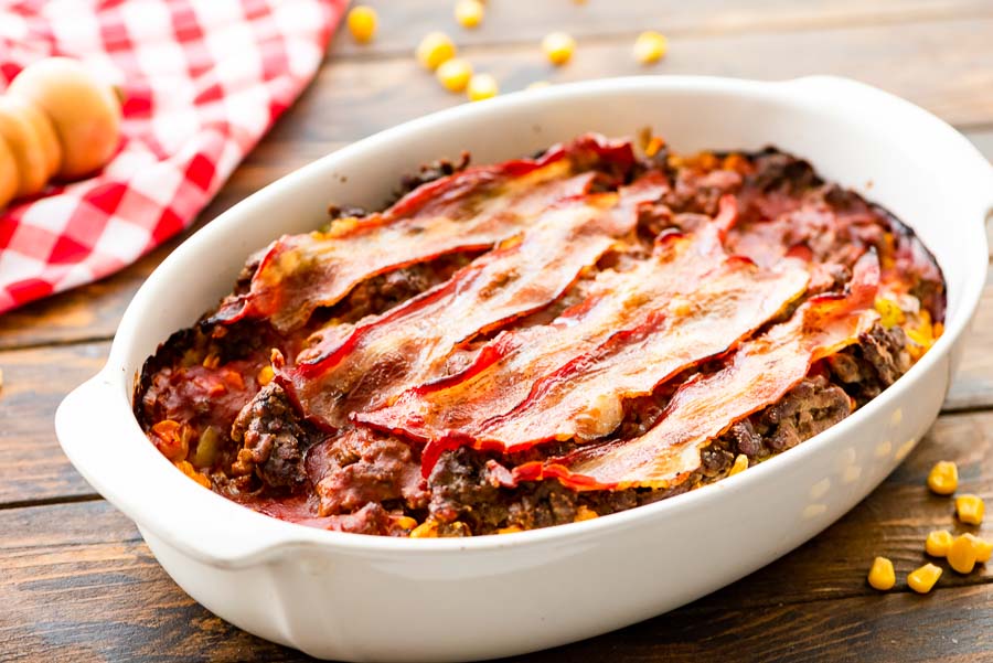 Slow Cooker Seven Layer Casserole - Make the Best of Everything