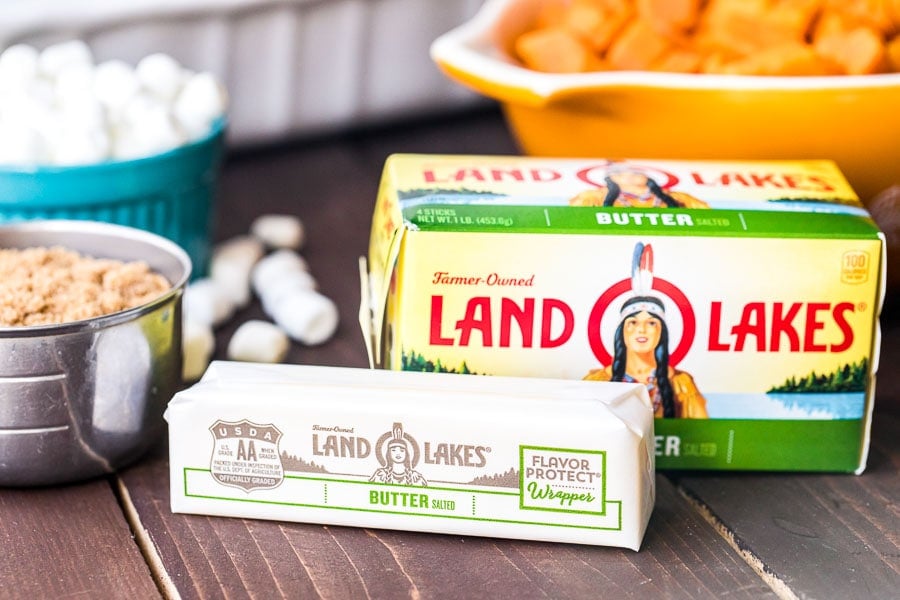 Land O'Lakes Butter with ingredients