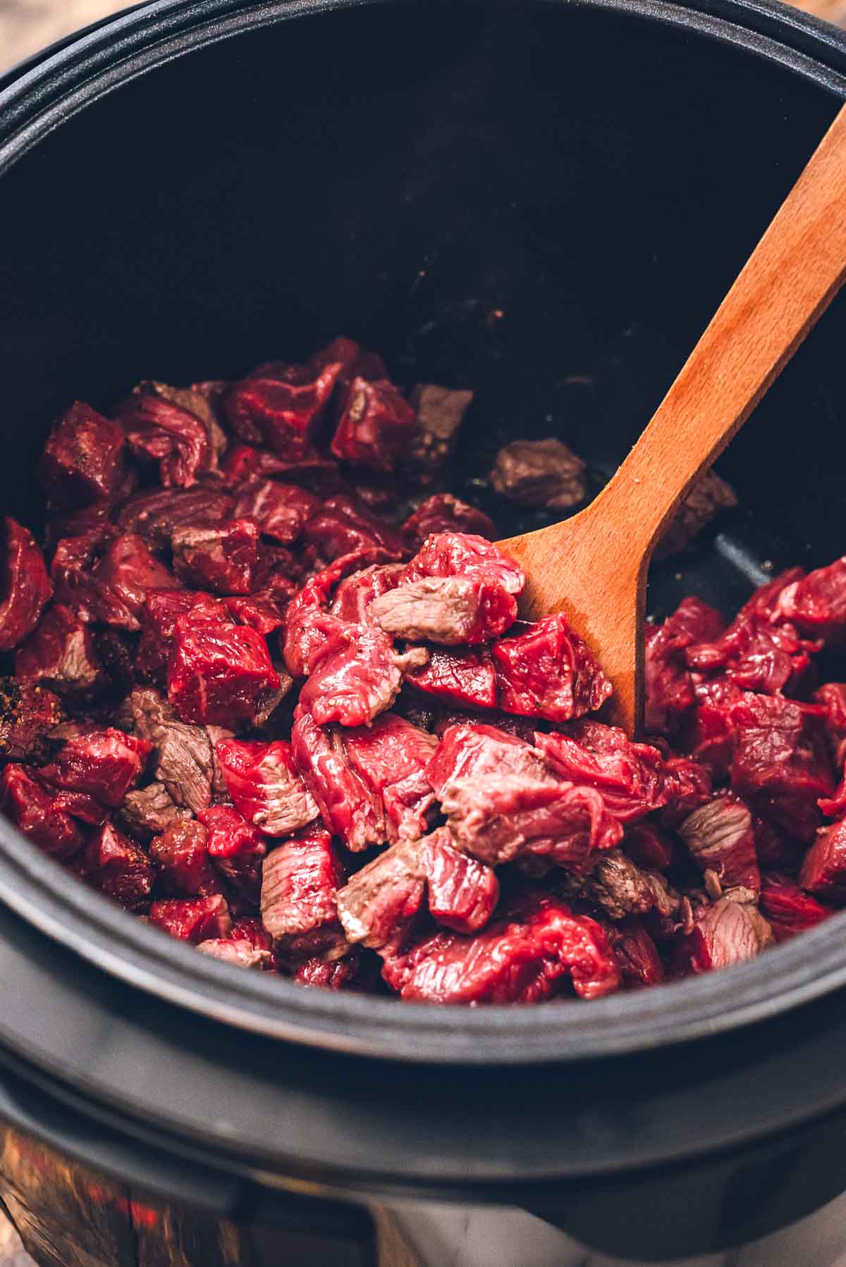 Instant Pot with stew meat