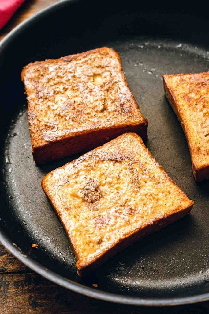 French Toast in skillet