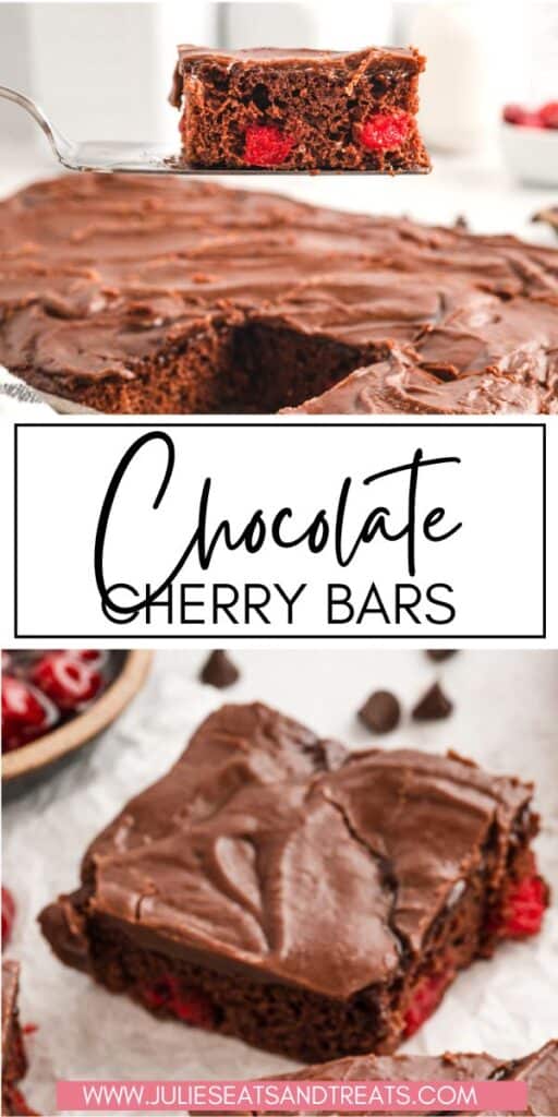 Chocolate Cherry Bars JET Pinterest Image
