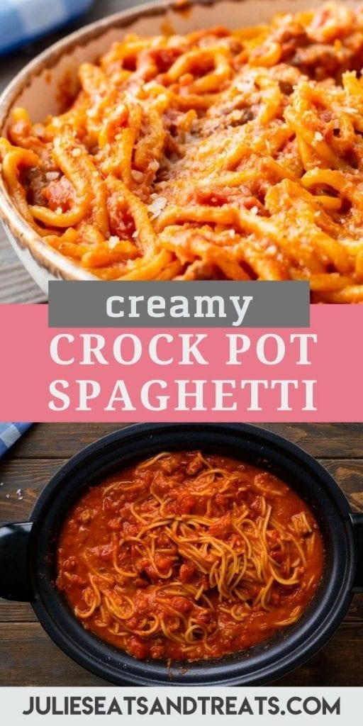 Crock Pot Spaghetti - Julie's Eats & Treats