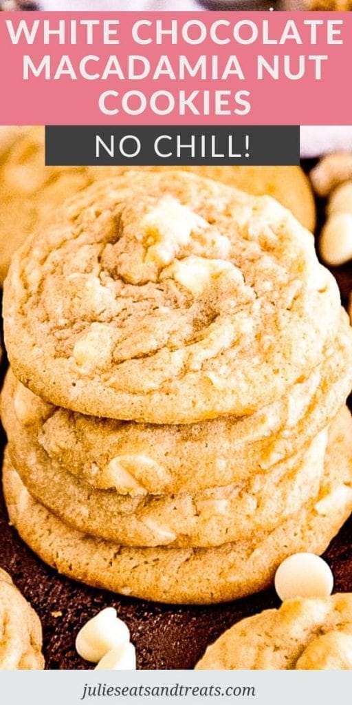 Pin Image for White Chocolate Macadamia Nut Cookies