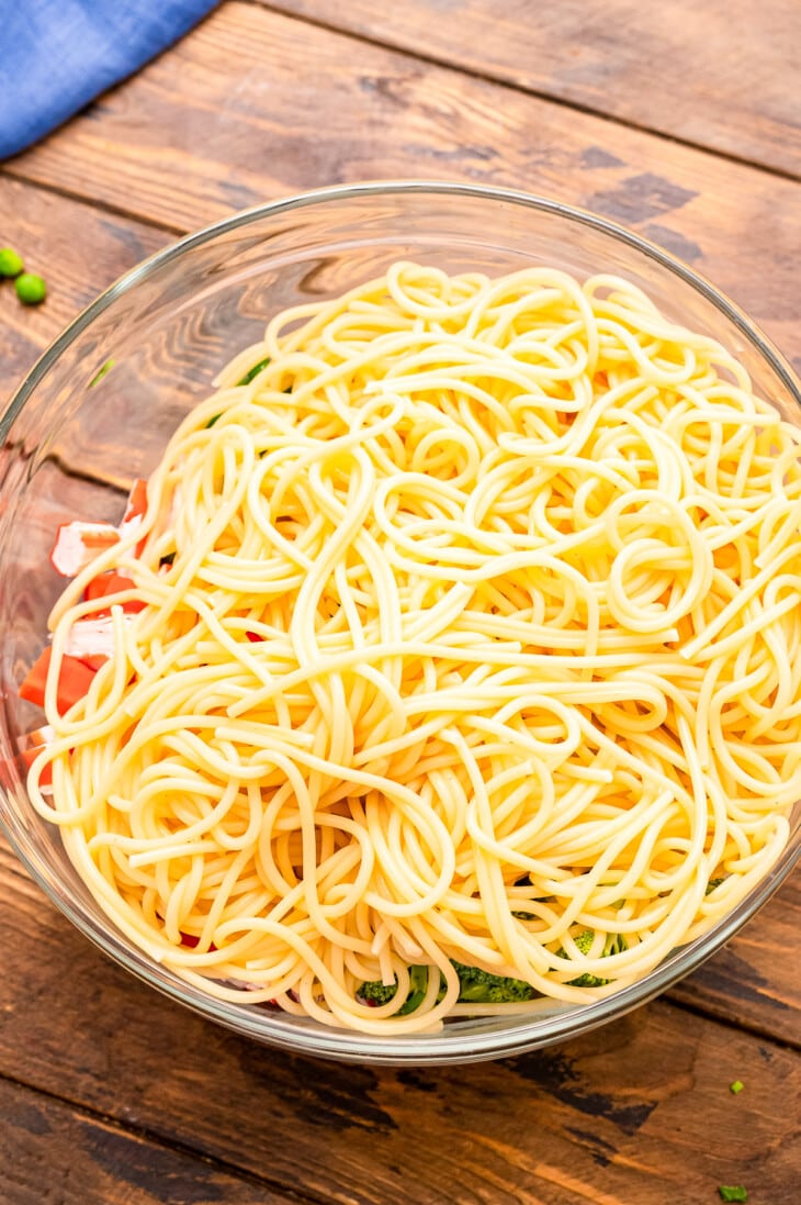 Crab Pasta Salad - Julie's Eats & Treats