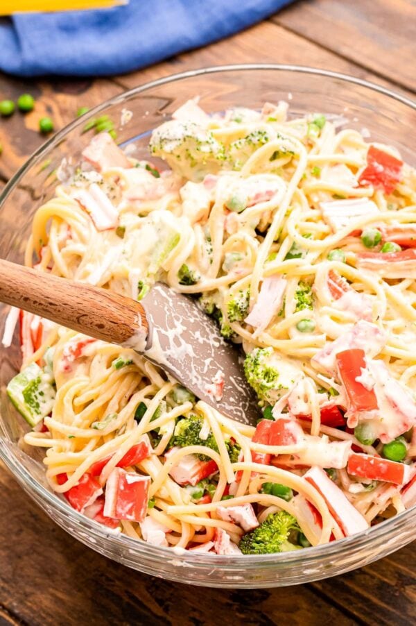 Crab Pasta Salad - Julie's Eats & Treats