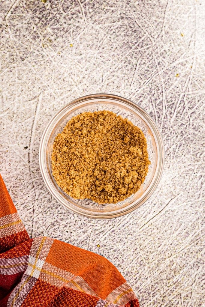 Brown sugar mixture for pumpkin chex mix