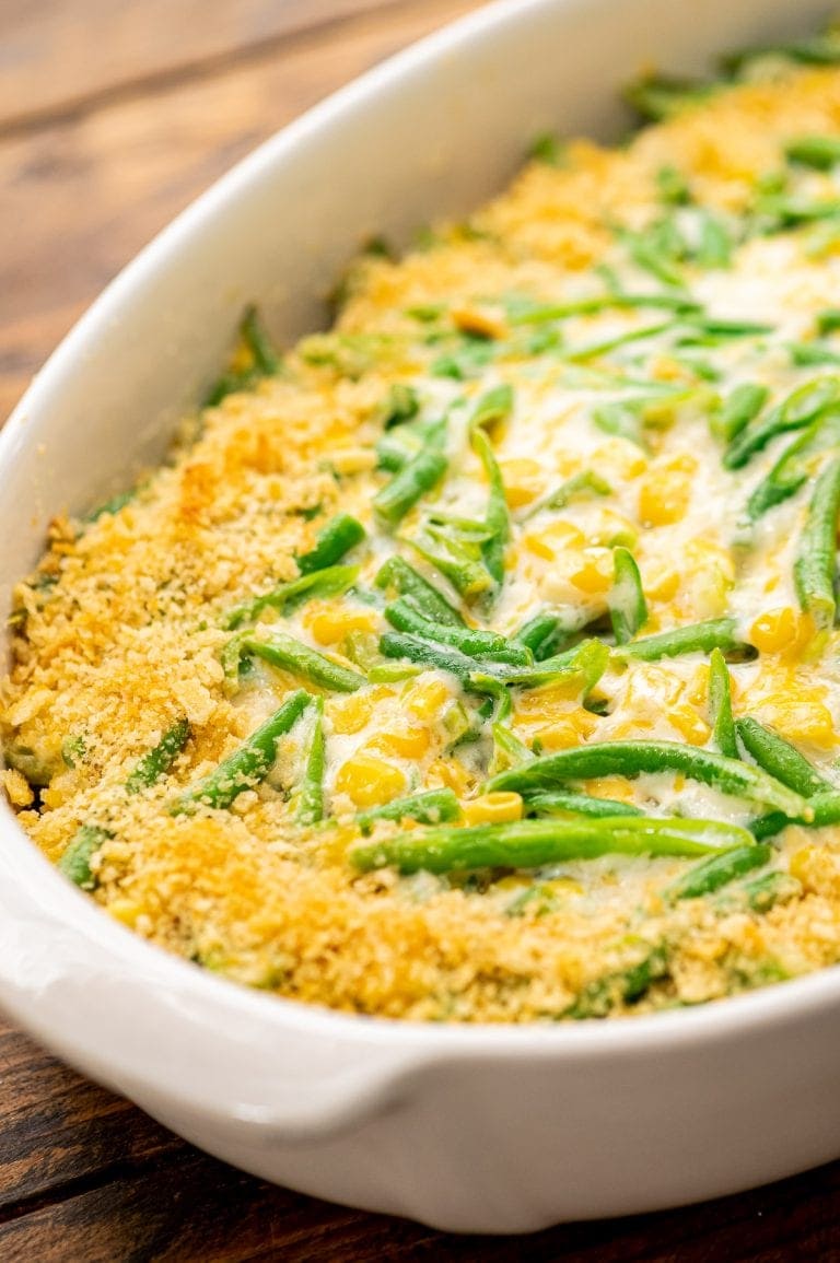 Green Bean Corn Casserole Julie's Eats & Treats