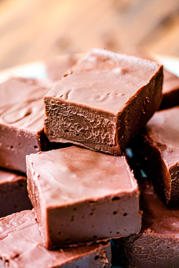 Easy Chocolate Fudge Freezes Great! Julie's Eats & Treats
