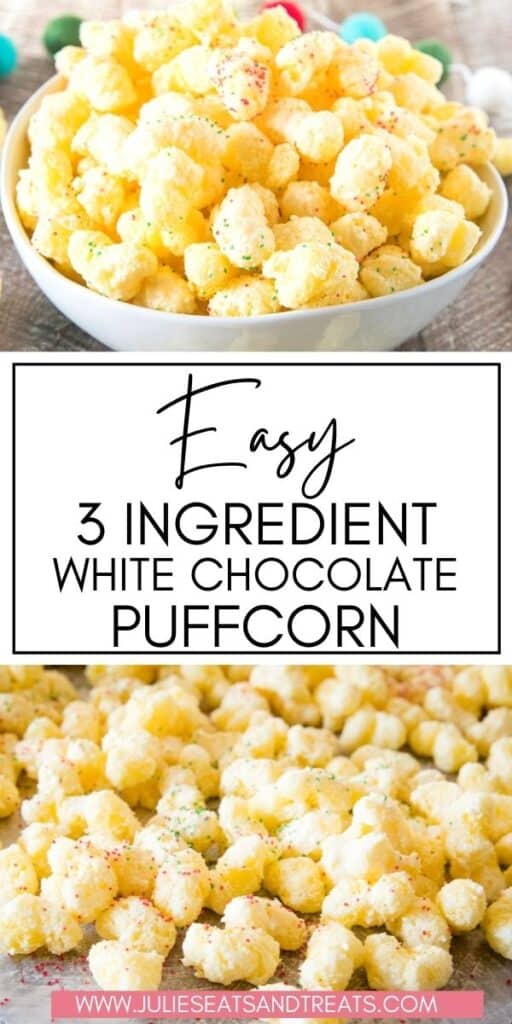 White Chocolate Puffcorn Collage JET Pinterest