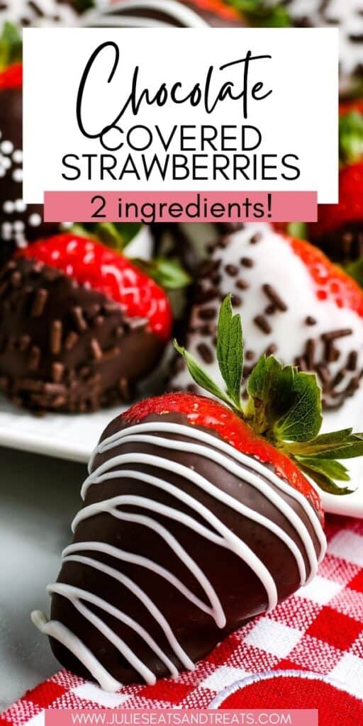 Chocolate Covered Strawberries JET Pinterest Image