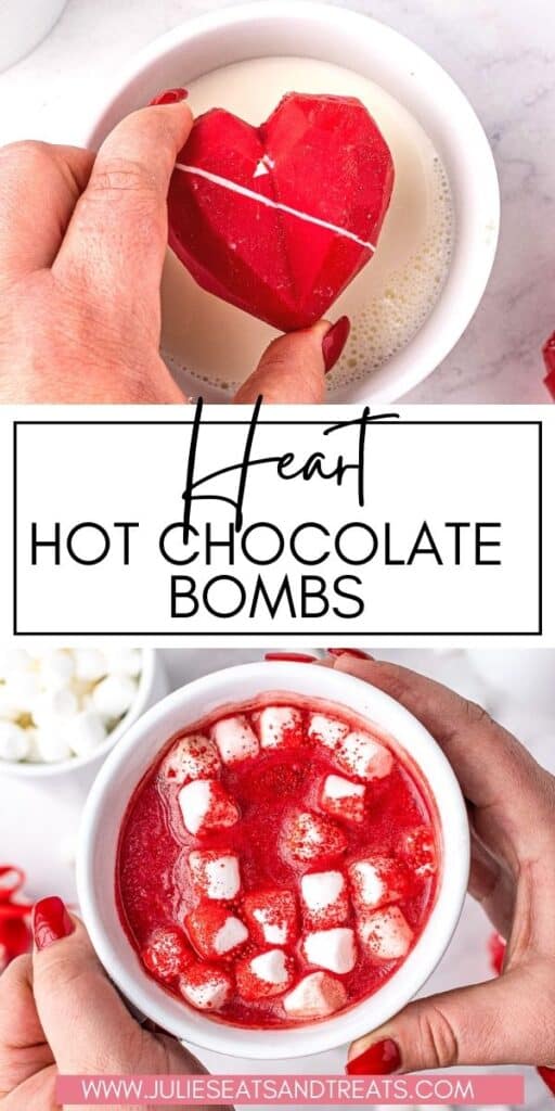 Heart Hot Chocolate Bombs JET Pin Image