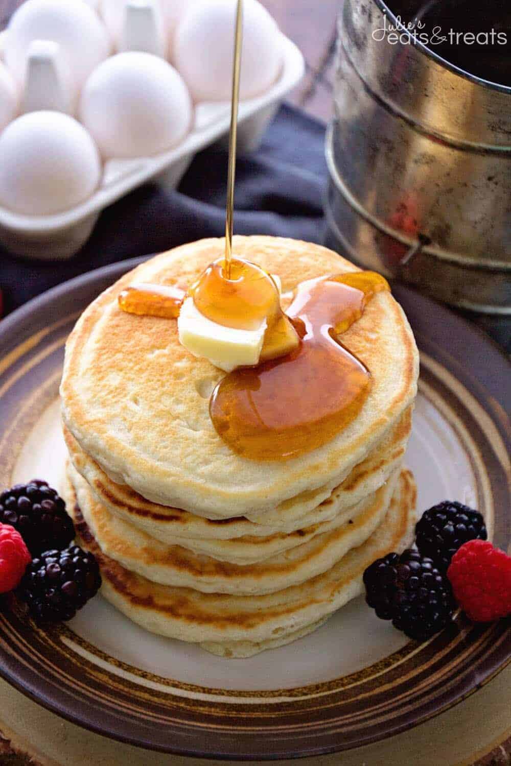 Pancake Photo cropped for google stories