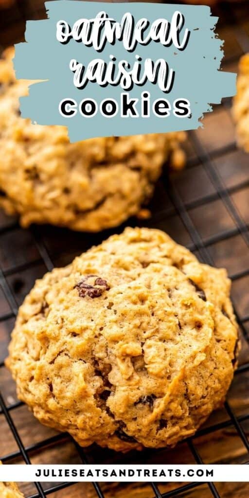 Oatmeal Raisin Cookies Pinterest Image