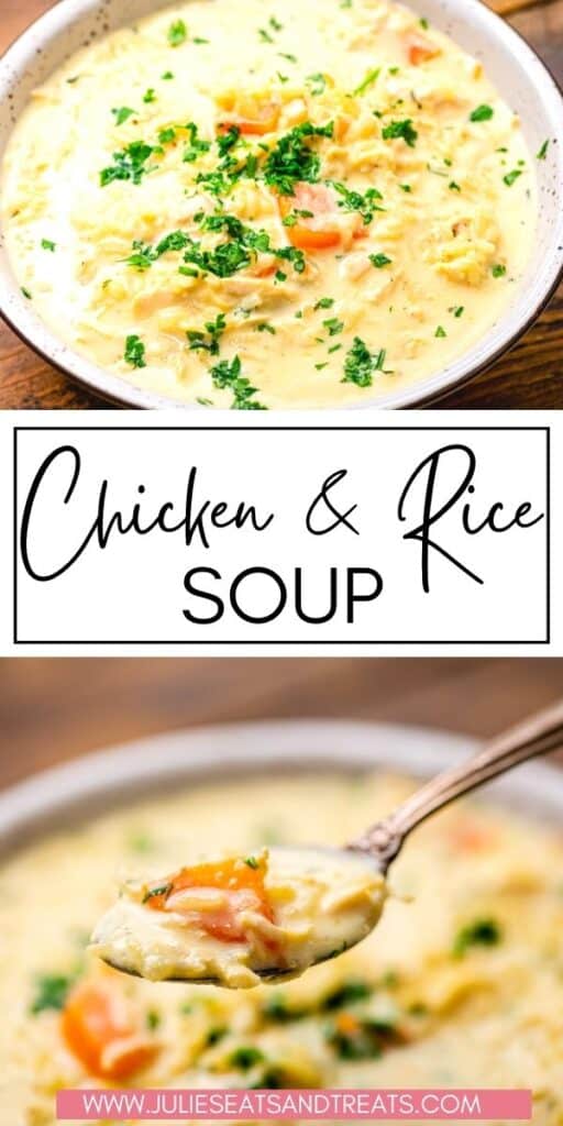 Easy Chicken and Rice Soup • Salt & Lavender