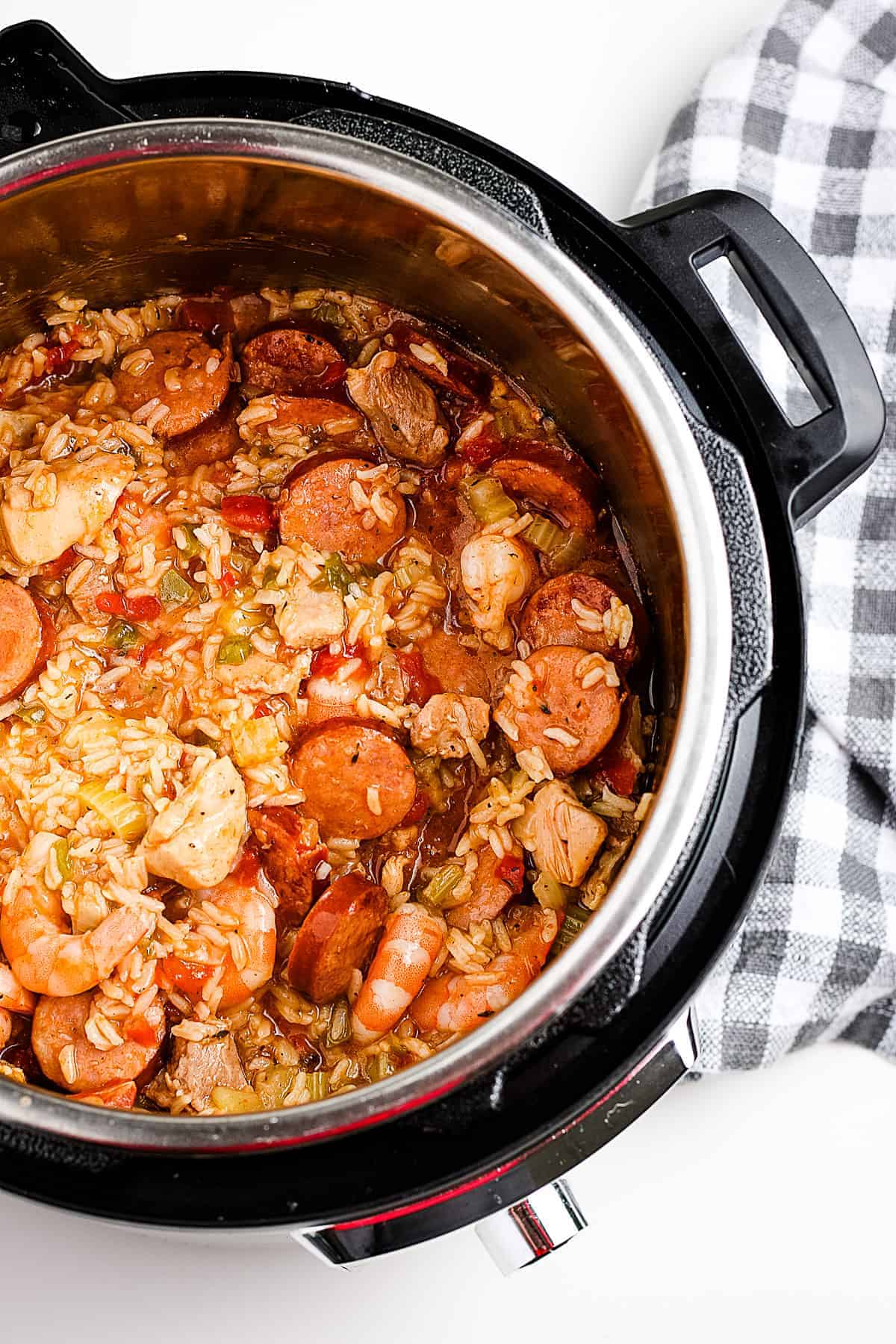 Instant Pot Jambalaya One Pot Meal! Julie's Eats & Treats